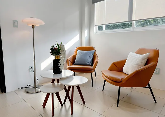 Apartamento Full 15 Min From Airport, Coyoacán, Foro Sol *